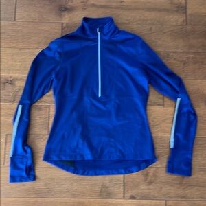 Lucy Blue Half-Zip Pullover Fitnesss Running Gym Small